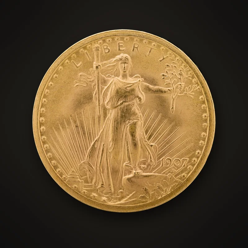 Pièce de 20 dollars or Saint-Gaudens de 1907